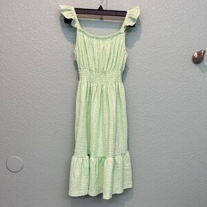 Zara Mint Green Textured Fabric dress size 9